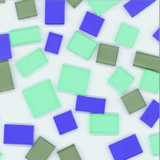 Heidi Grace Designs - Spectrum Mosaics Dusk  (sold in 3's)